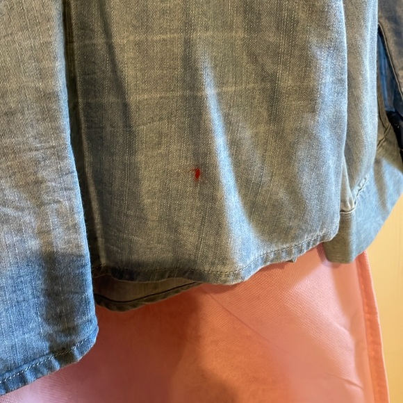 Blue Ruffled Blouse - Picture 3 of 3